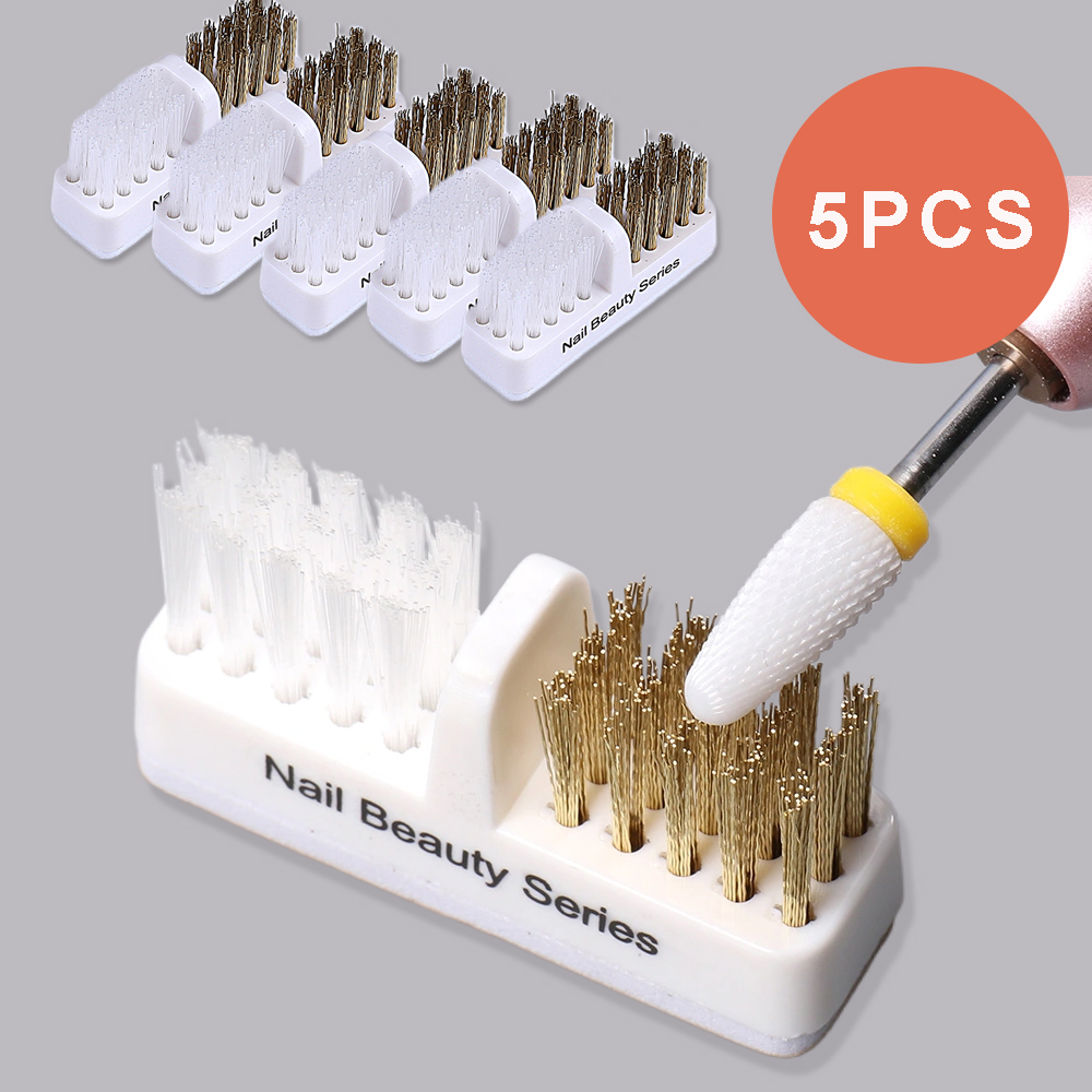 5pcs Electric Nail Grinding He - огляд і ціна Group Head Brush