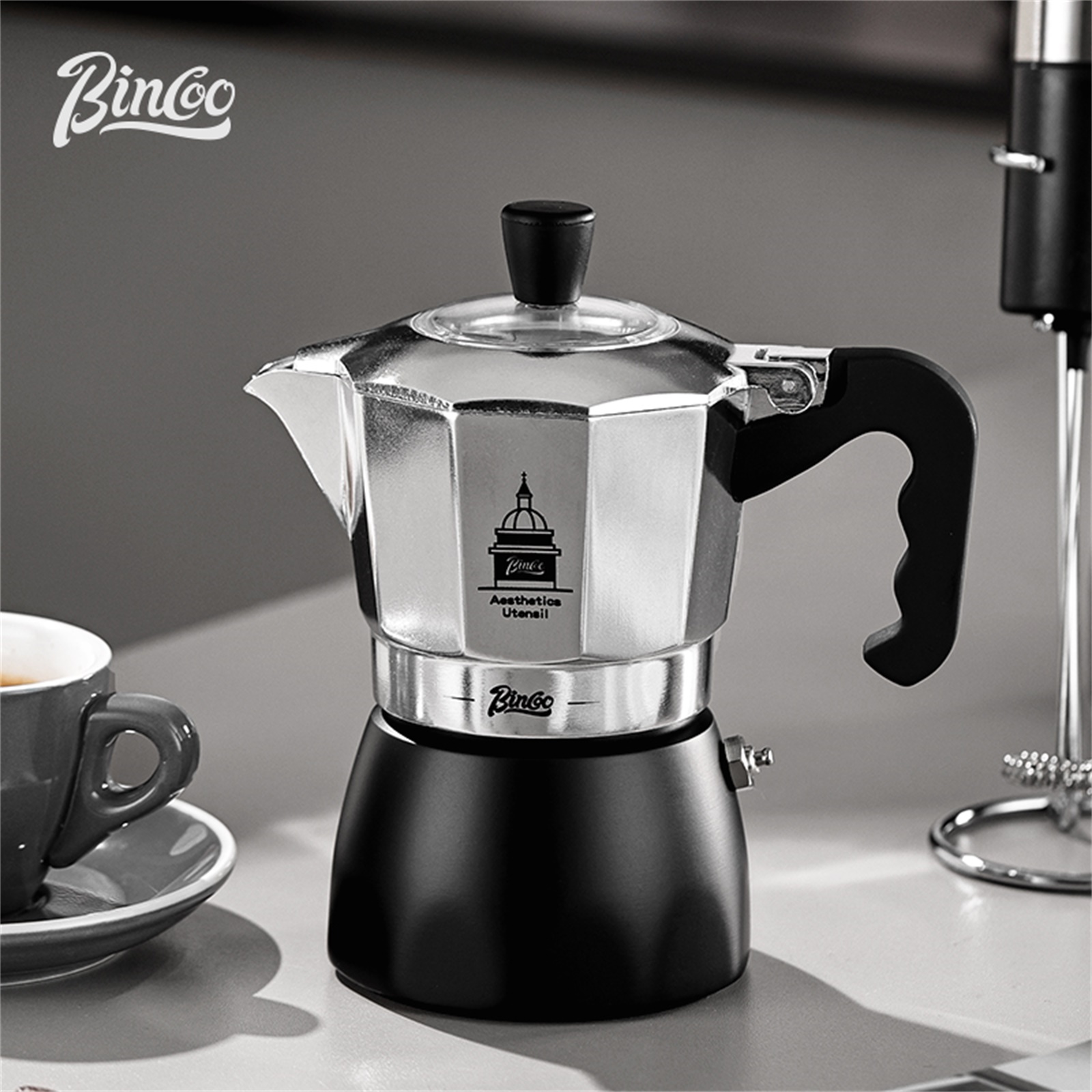 BINCOO Double Valve Moka Pot，E - огляд і ціна Coffee Equipment Wdt