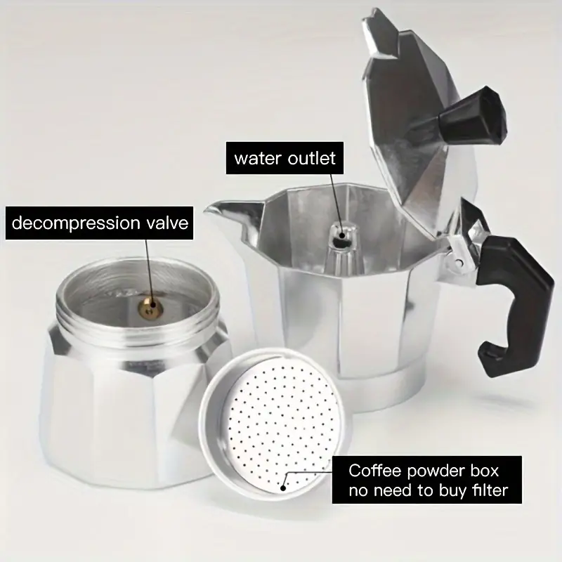 Classic Aluminum Moka Pot 50-3 - огляд і ціна Coffee Equipment Wdt