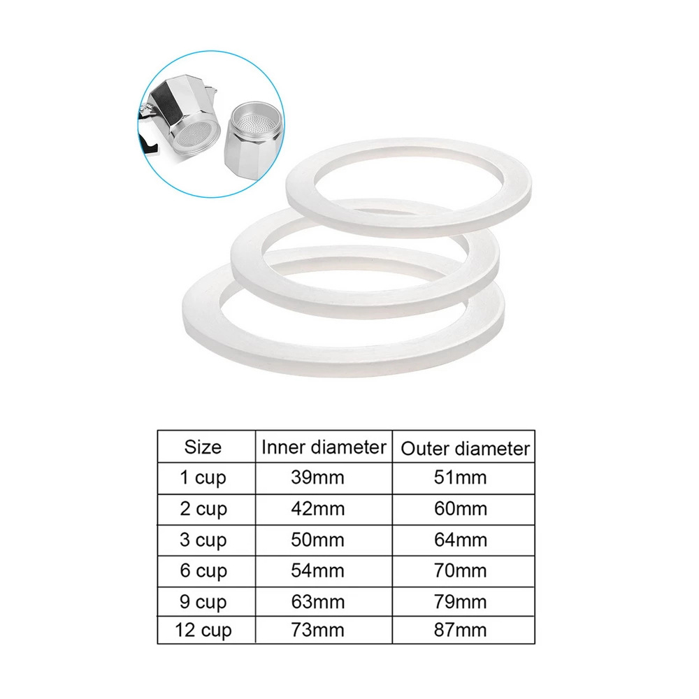 1pc Coffee Rubber Ring Bialett - огляд і ціна Coffee Equipment Wdt