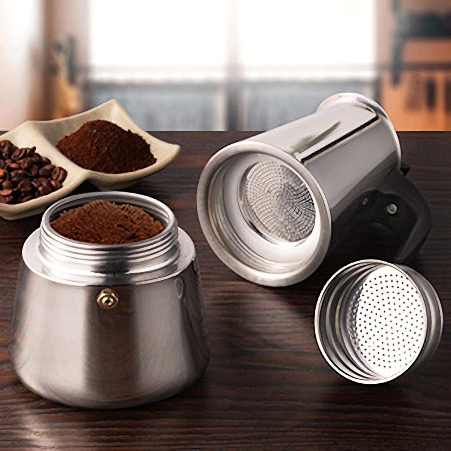 4/6/9 Cups Moka Pot Caffe Mach - огляд і ціна Coffee Equipment Wdt