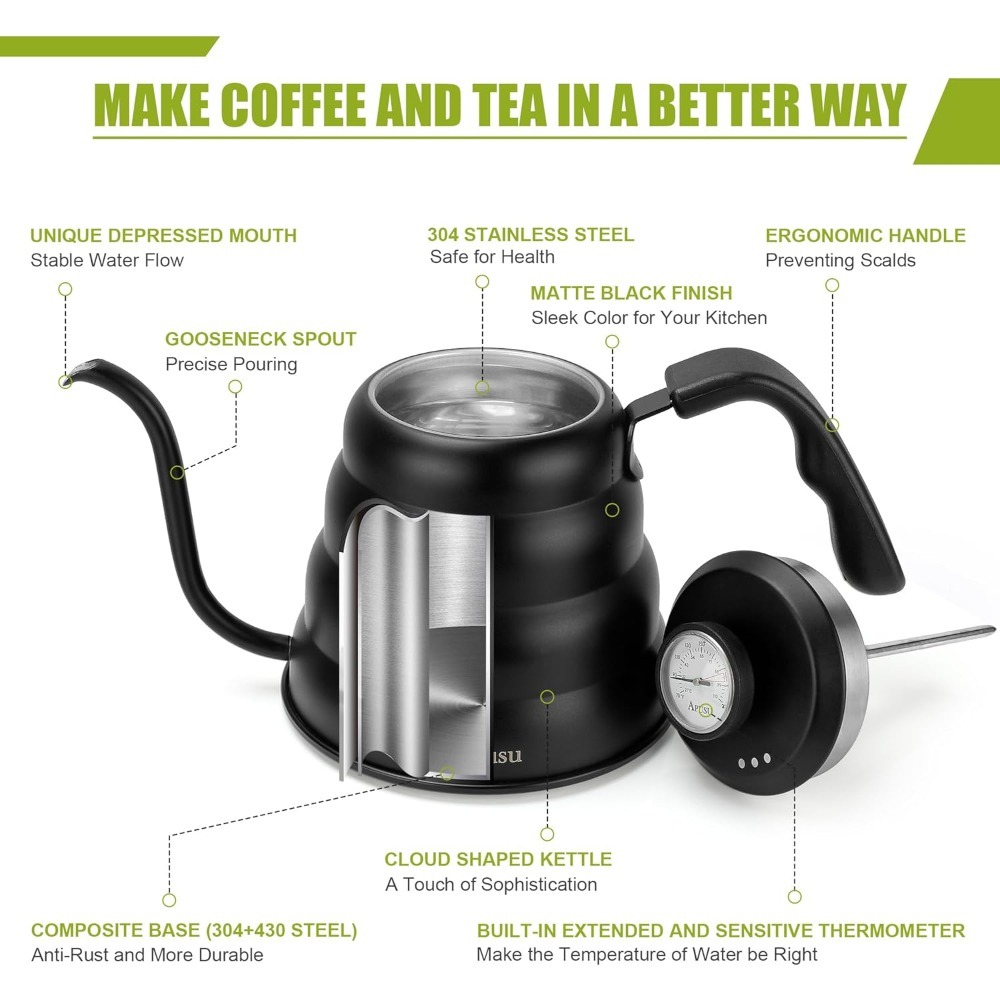 Stainless Steel Pour Over Coff - огляд і ціна Coffee Quality Control